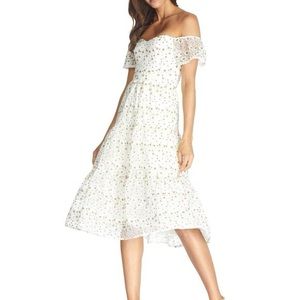 Dress the Population River Dress Tiered Floral Midi